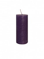 Свеча пеньковая цветная фиолетовая 60*145 мм